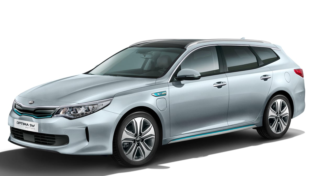 Kia Optima Sportswagon Plug in Hybrid Teurer Steckdosen Kombi von Kia