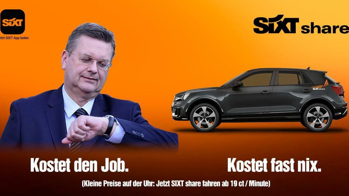 Kein Grindel als Model: Die Werbung, die sich Sixt nicht traut