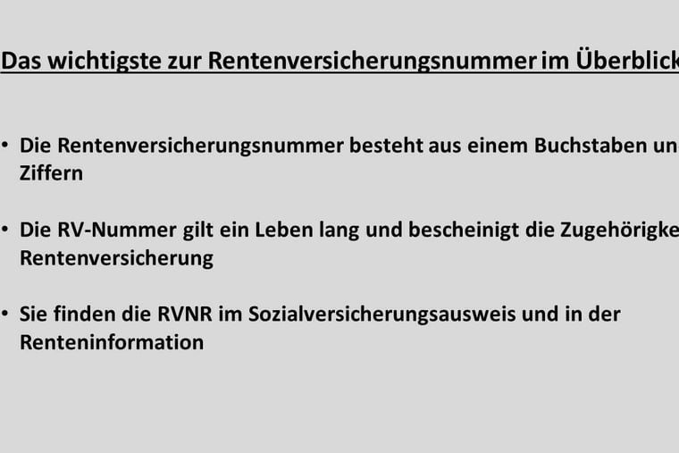 Rentenversicherungsnummer Wo Sie Ihre Versicherungsnummer finden