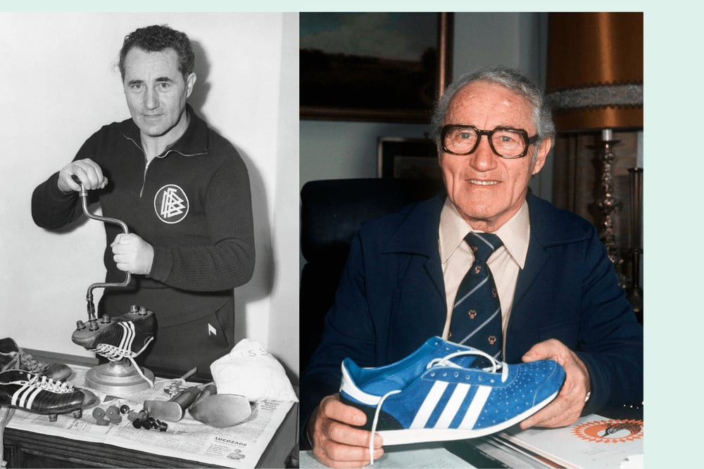 Puma und adidas brüder hotsell