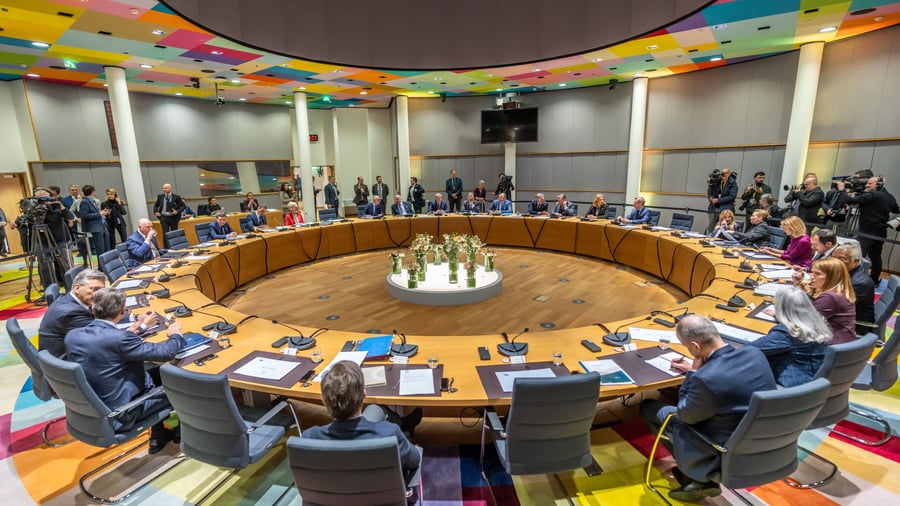 EU-Sondergipfel: Europäer suchen neue Antworten auf Trump 22.01.2026 belgien bruessel die eu staats und regierungschefs kommen zum eu sondergipfel in bruess