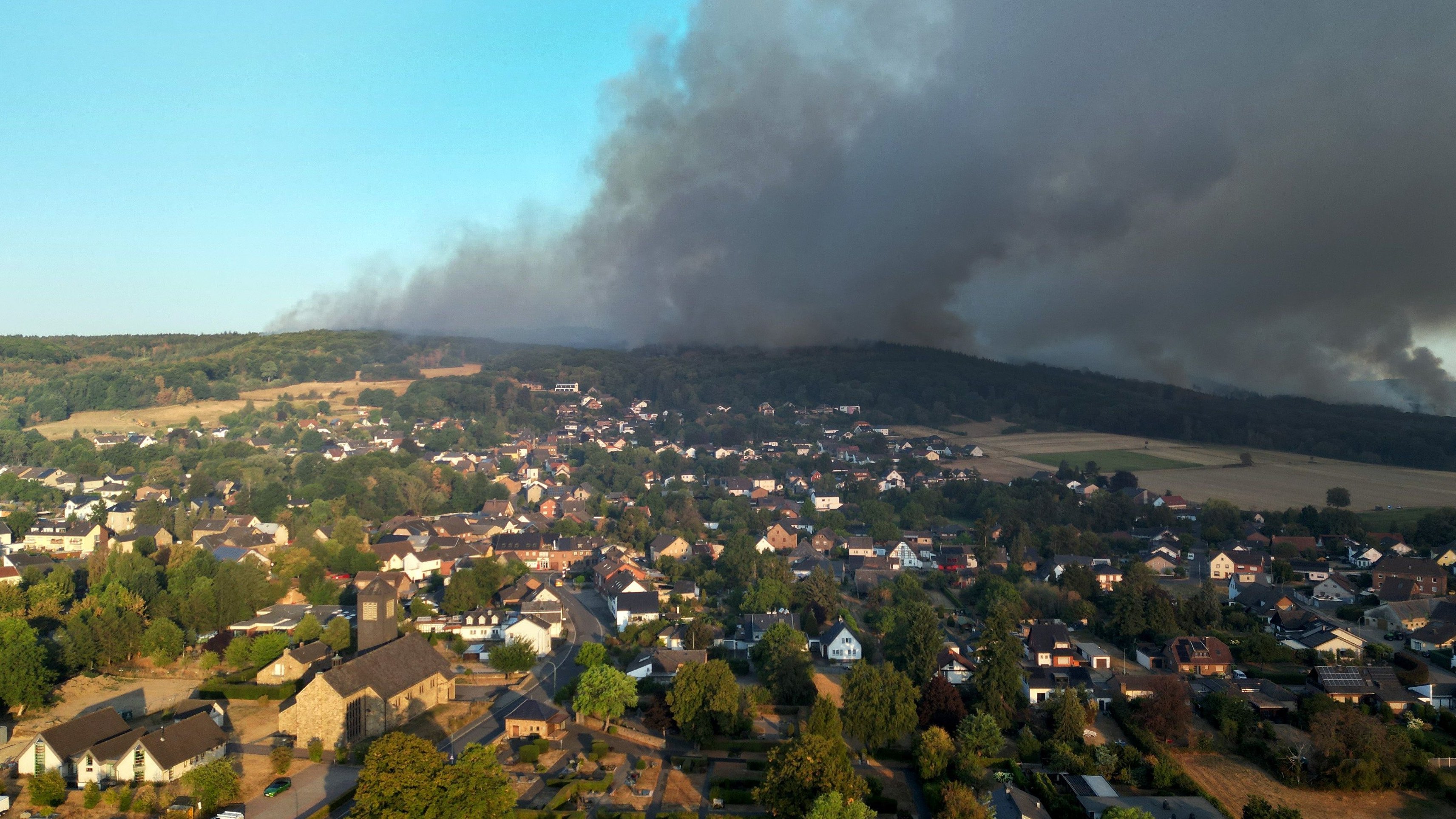 Hürtgenwald fire: Fire department in Düren is considering the