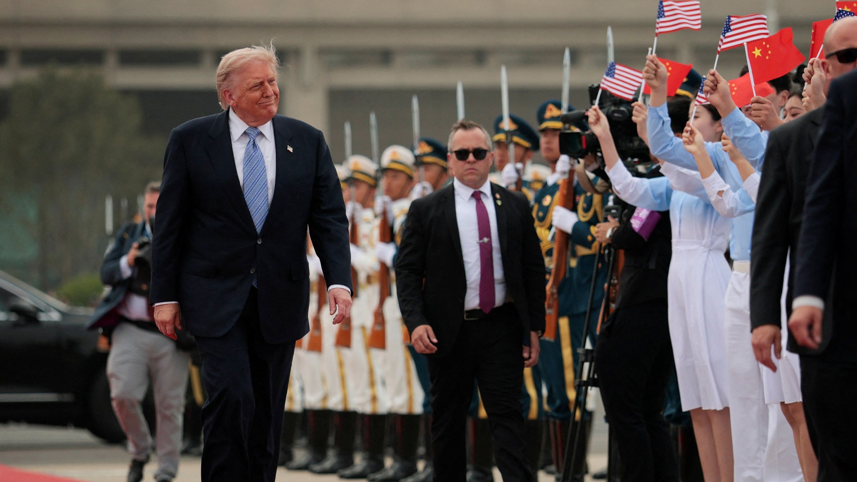 Trump besucht China: Das fällt auf beim Treffen von Trump und Xi