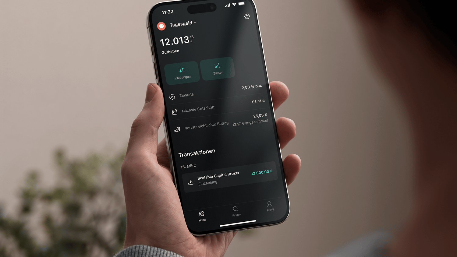 Neobroker: Mit 2,5 Prozent Zinsen – Scalable Capital führt Tagesgeldkonten ein
