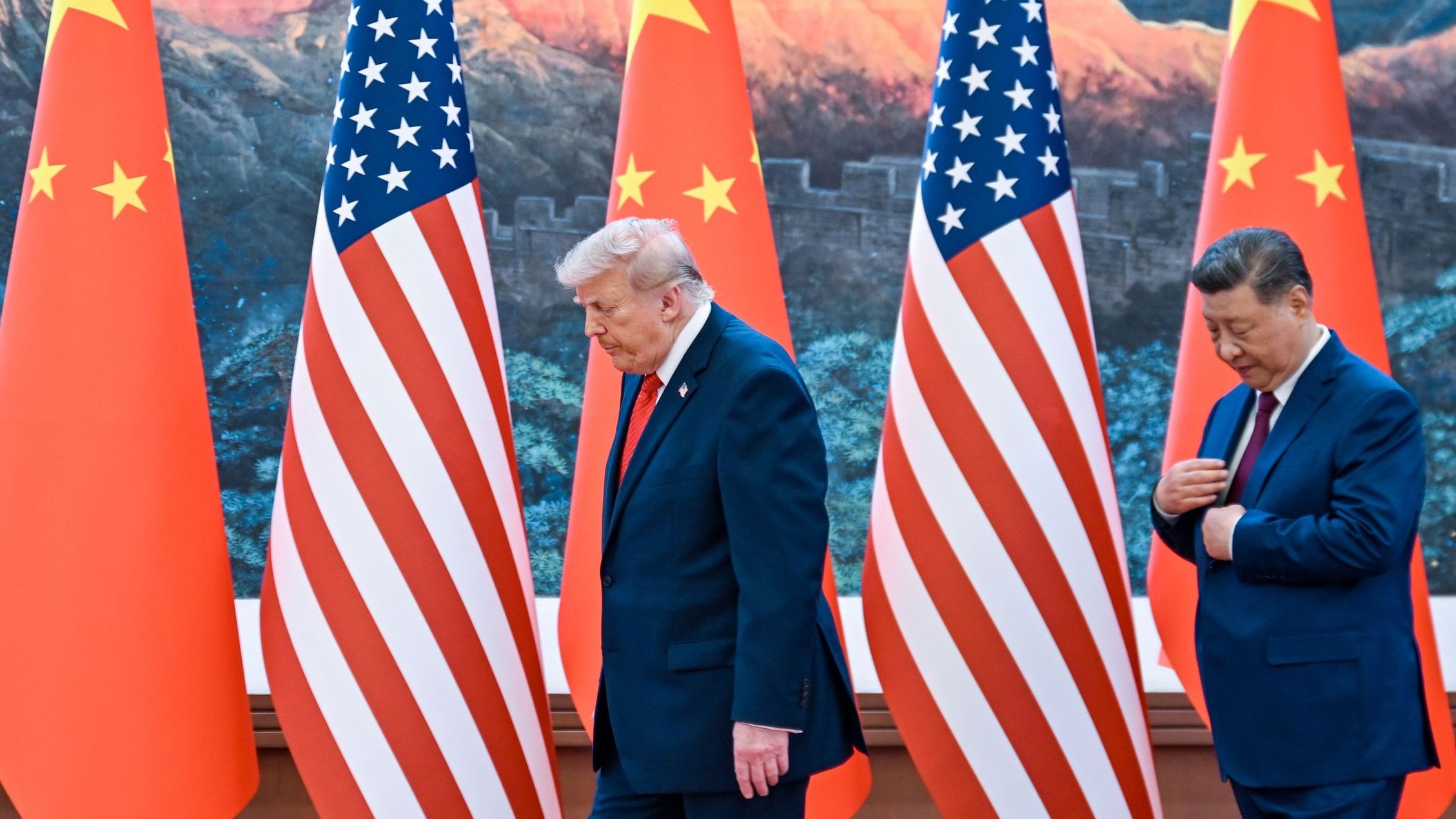 Donald Trump in China: Der Gipfel der großen Worte