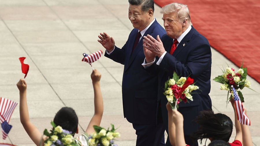 USA und China: Trump-Xi-Treffen beginnt mit Warnung wegen Taiwan