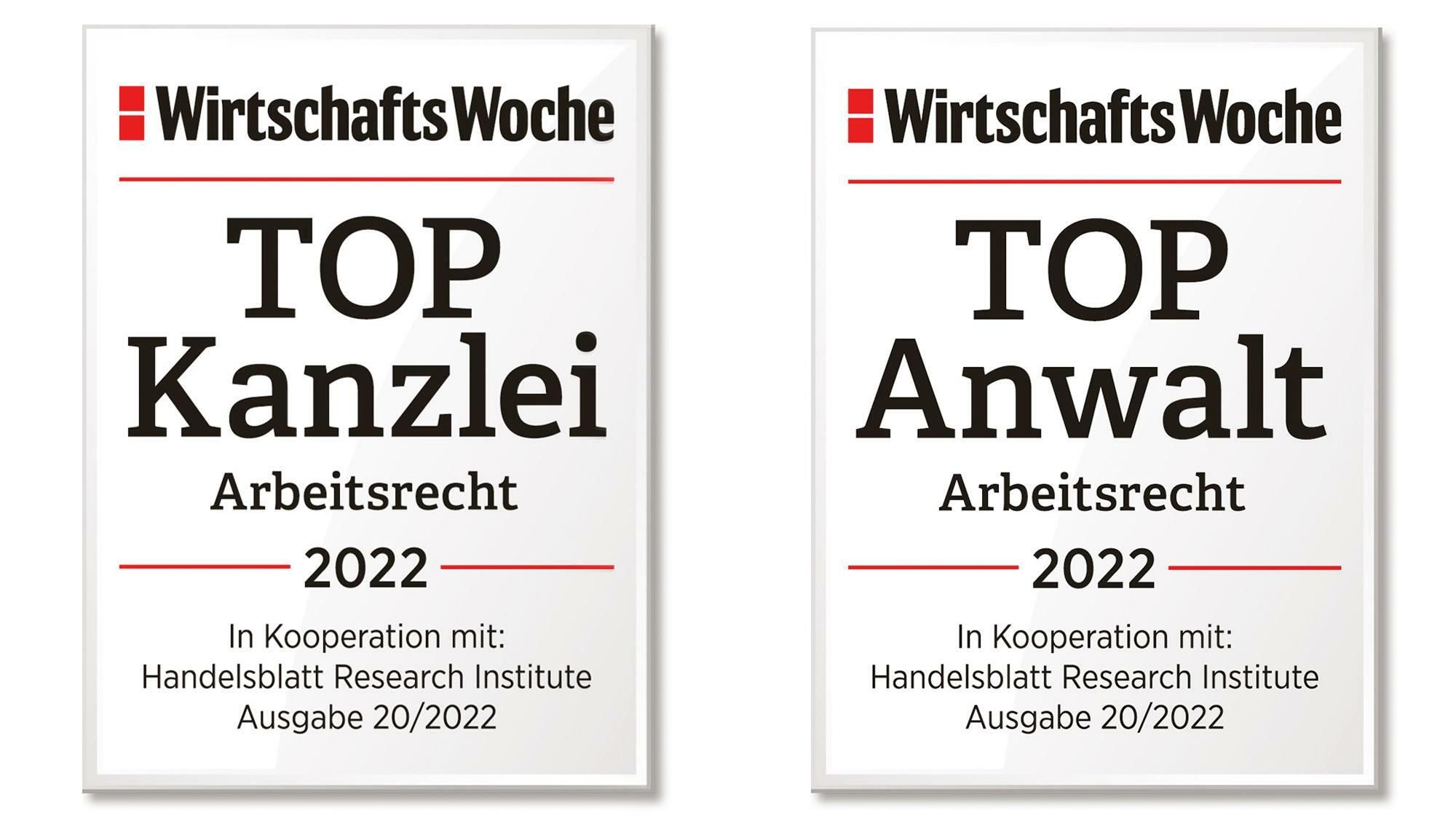 Die renommiertesten Kanzleien und Anwälte für Arbeitsrecht