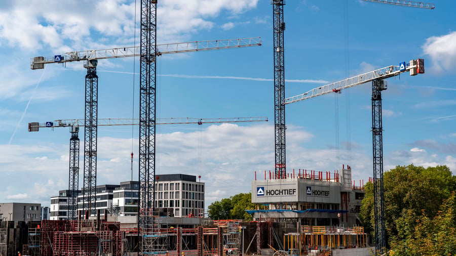 Konjunktur: Mehr Großaufträge bescheren Bauindustrie einen Boom