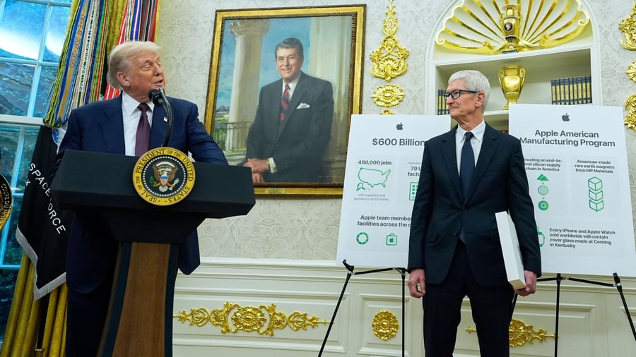 Offengelegte Ausgaben: Trump investierte vor China-Reise Millionen Dollar in Apple