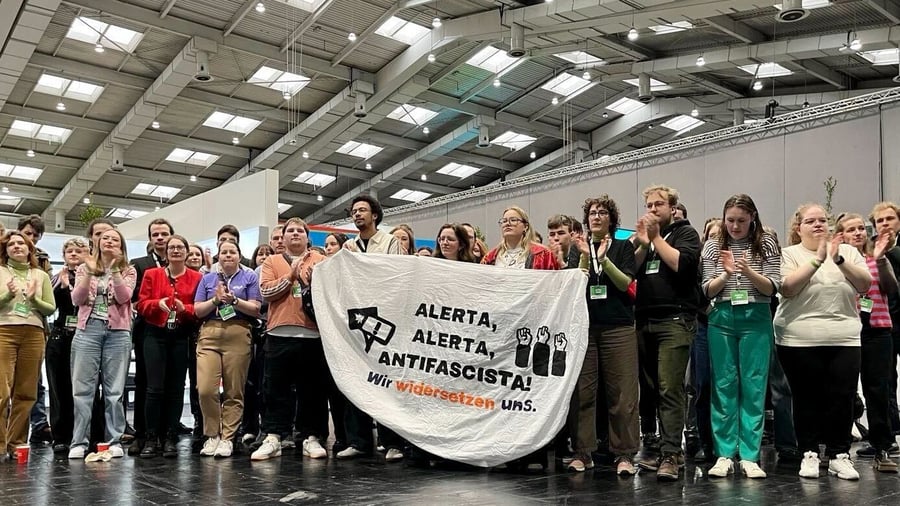 AfD-Jugendorganisation: Proteste verzögern AfD-Jugendkongress