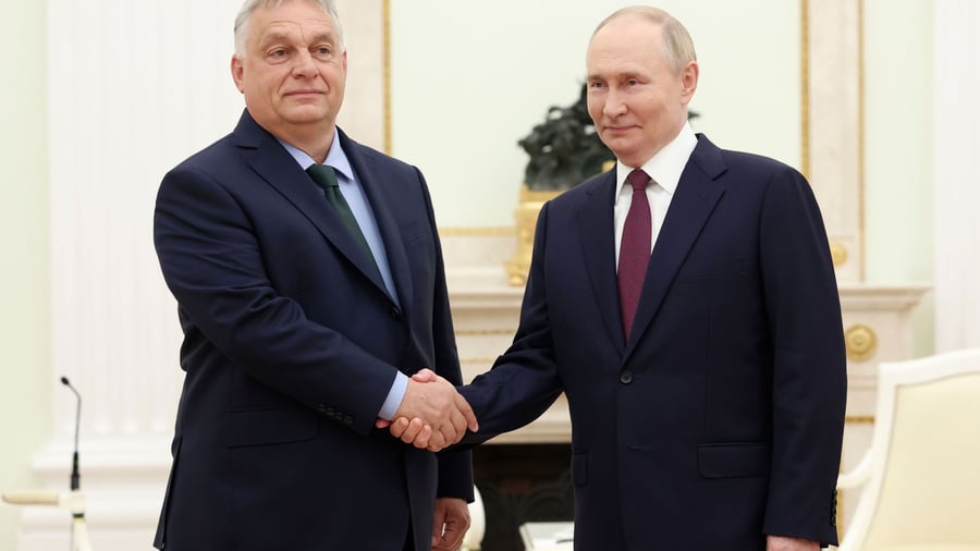 Diplomatie: Orban trifft Putin heute in Moskau
