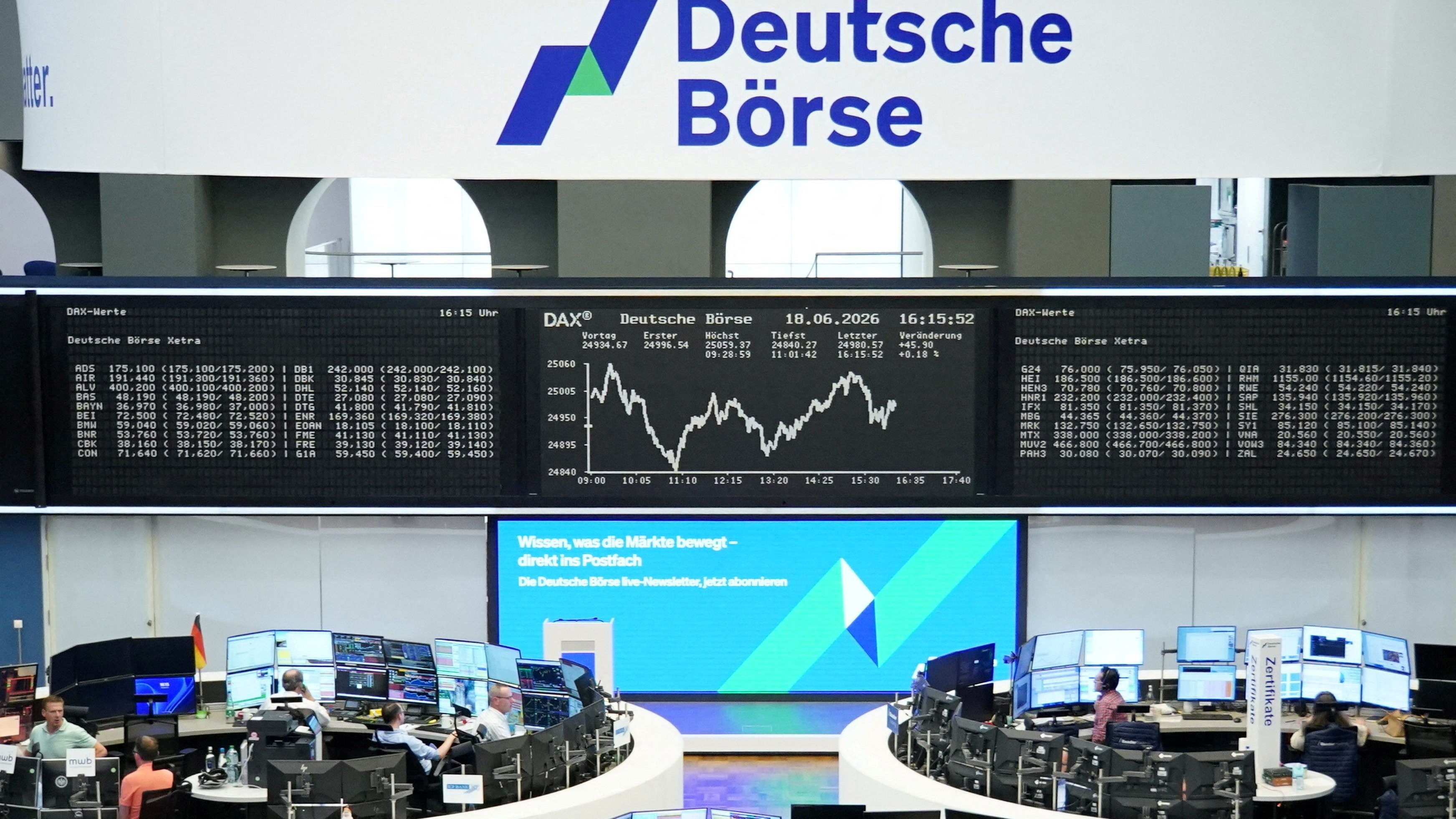 Börsen: Dax überwindet erstmals 25.900-Punkte-Hürde