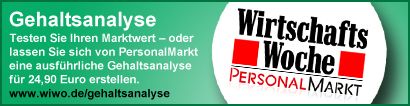 Personalmarkt Gehaltsanalyse