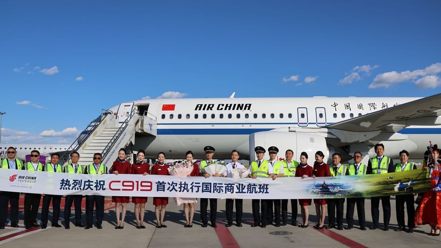 Comac C919: Chinesischer Passagierjet absolviert ersten internationalen Linienflug