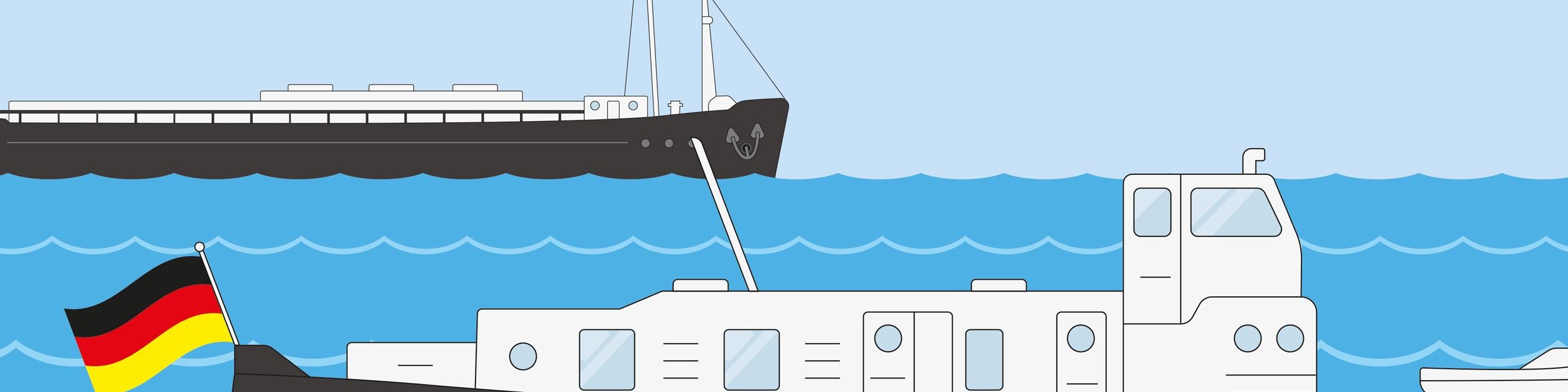 Wasserstraen: Die deutsche Binnenschifffahrt in vier Grafiken