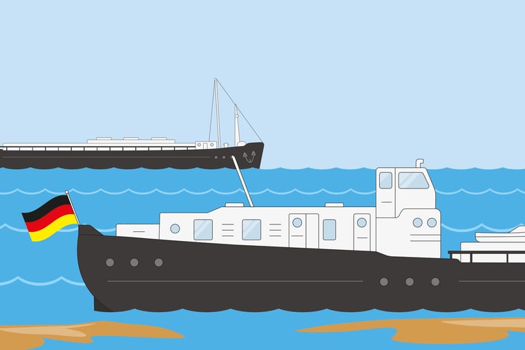Wasserstraen: Die deutsche Binnenschifffahrt in vier Grafiken