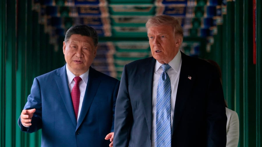 Trump besucht China: Das fällt auf beim Treffen von Trump und Xi