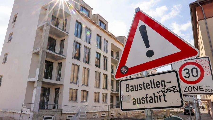 Immobilienmarkt: Hoffnung im Wohnungsbau: Mehr Baugenehmigungen